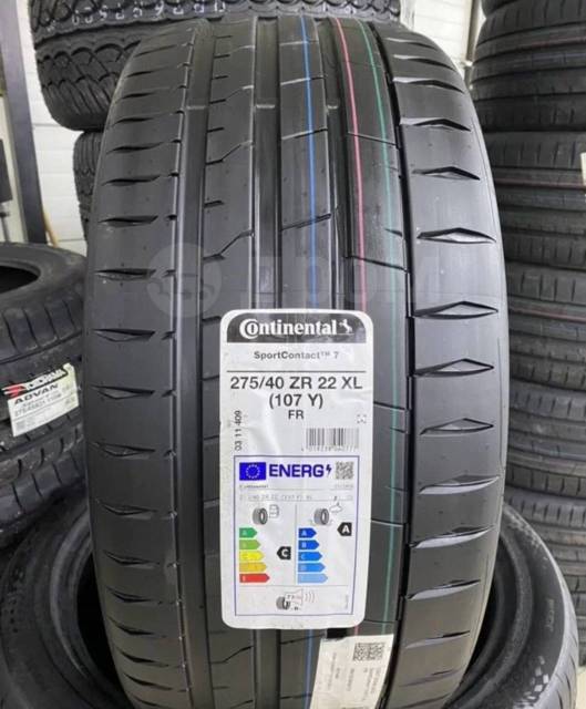 CONTINENTAL CONTISPORTCONTACT 7 ZR XL FR 275/40 R22 107Y 